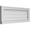 Ekena Millwork Vertical Surface Mount PVC Gable Vent: Functional, w/ 2"W x 2"P Brickmould Sill Frame, 32"W x 12"H GVPVE32X1203SF - alternate 2